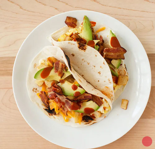Placeholder image of Potato, Bacon & Egg Taco